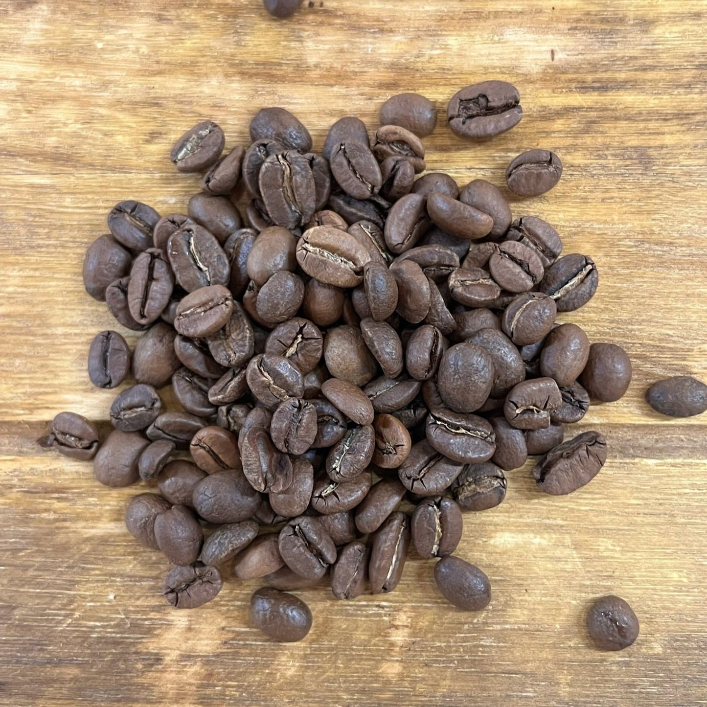Kaffebönor i hög - Creme